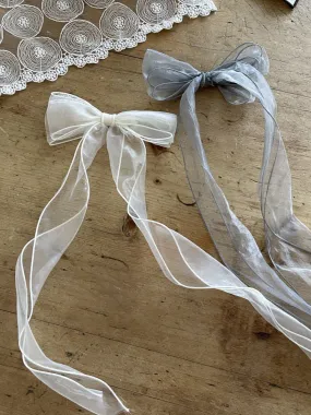 Organza Ribbon Long Tail Clip_2 Colours