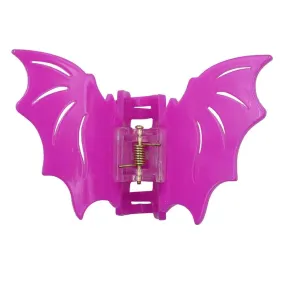 Pink Bat Hair Claw Clip