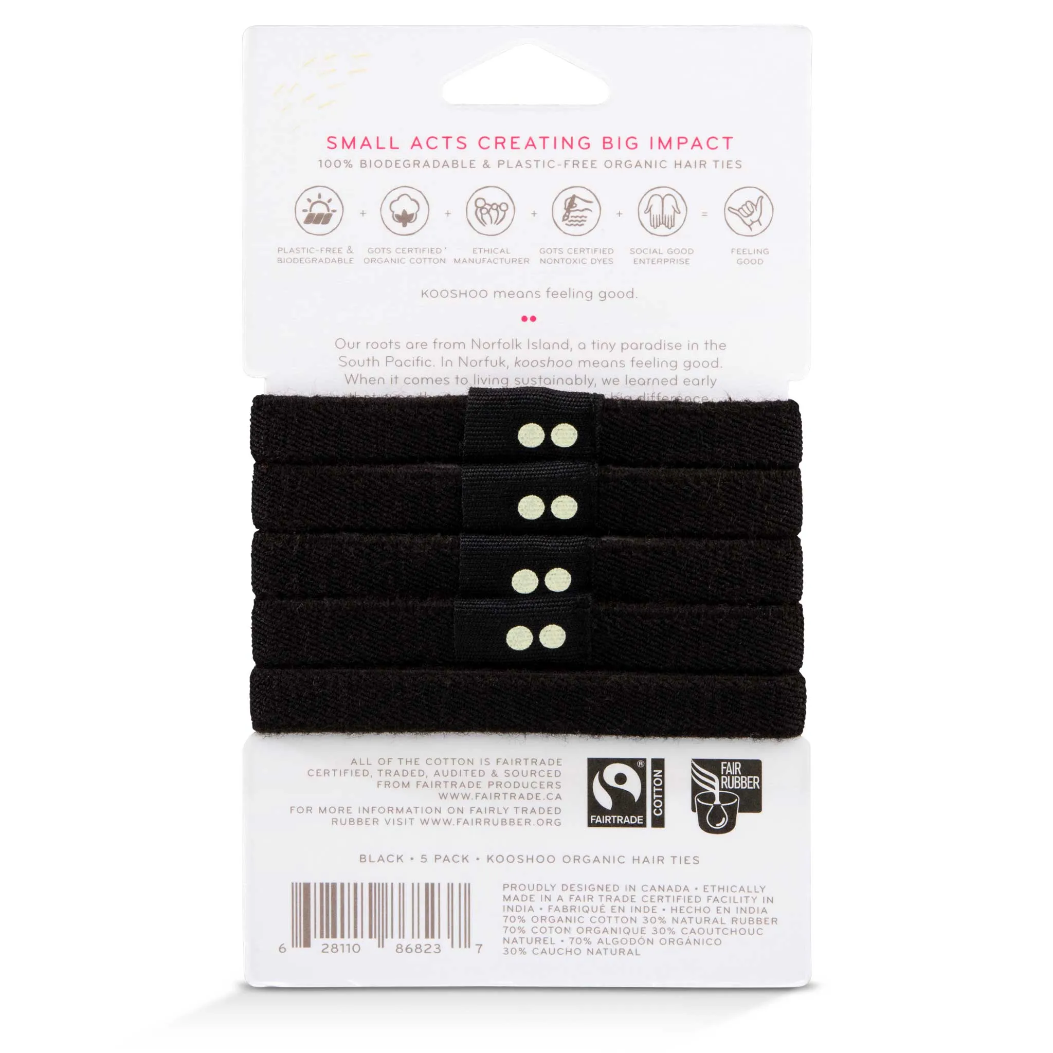 Plastic-Free Hair Ties