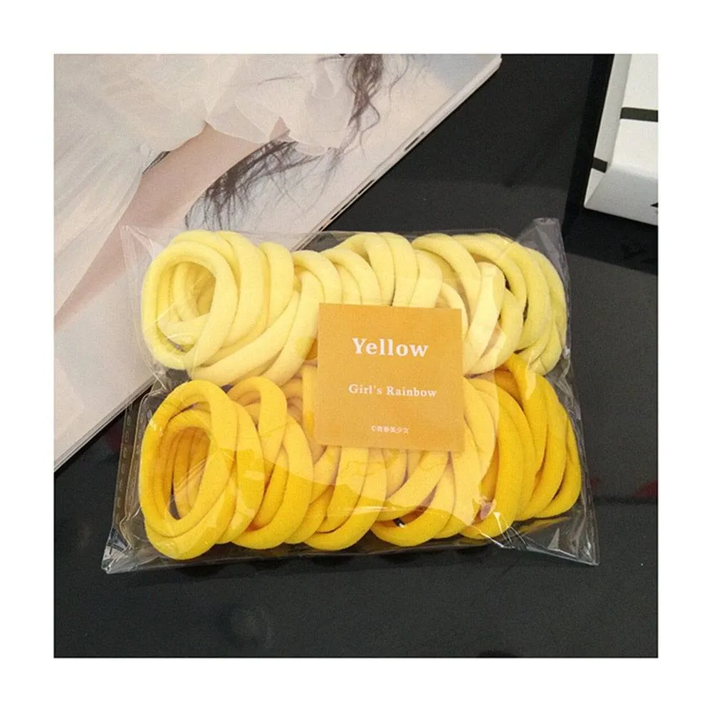 Premium Elastic Hair Bands: Versatile  Stylish Hair Accessories  50Pcs FREE SHIPPING