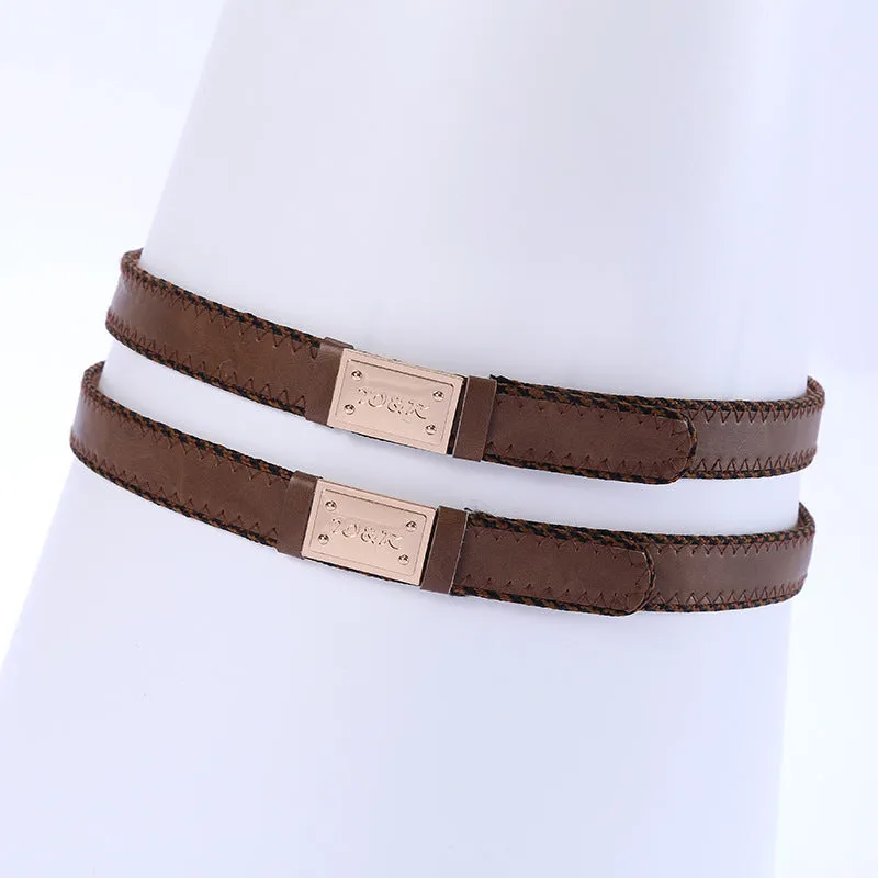 Rustic Chic Leather Headband