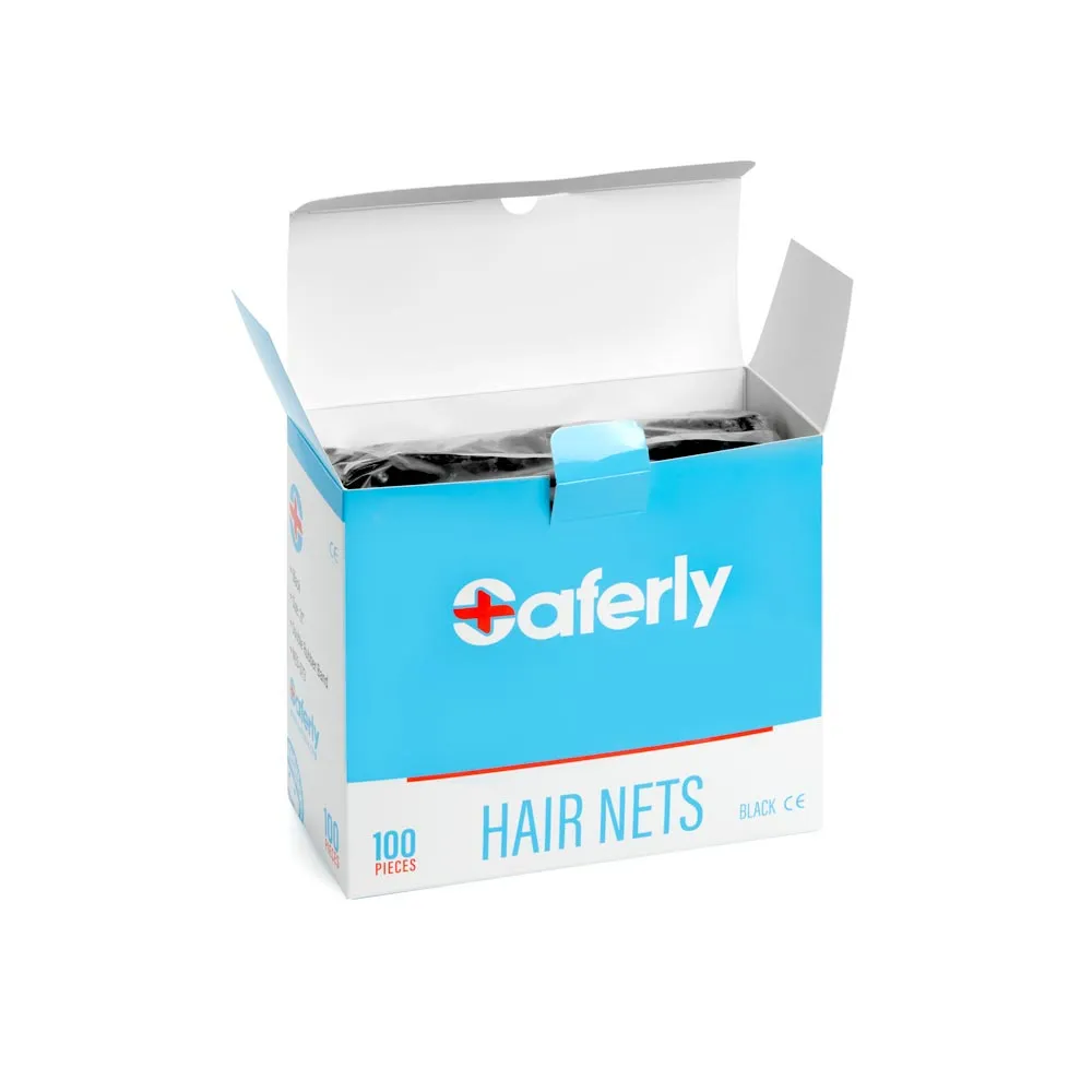 Saferly Hair Nets — Box of 100