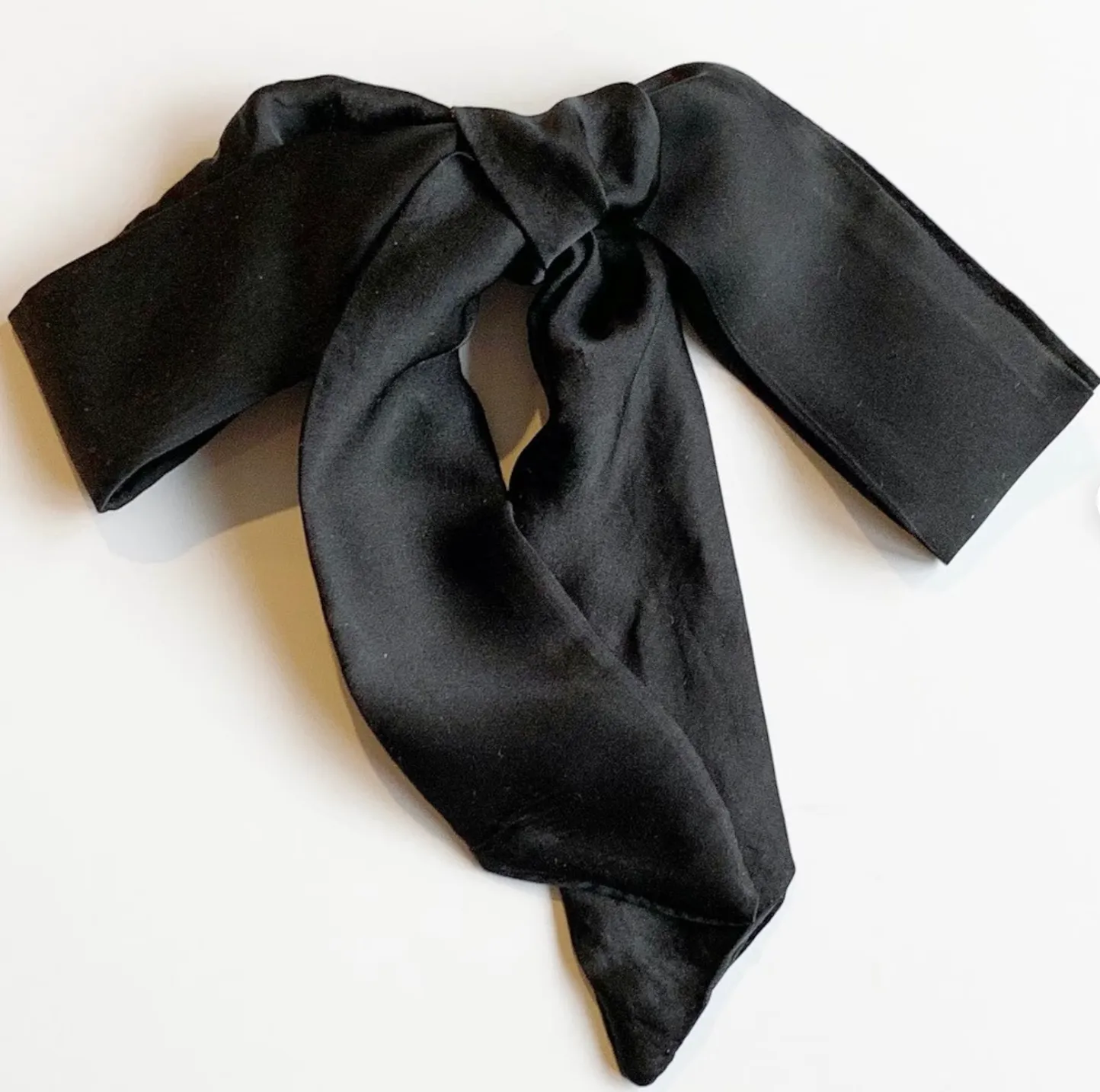 Silk Bow Barrette | Silk Series | Bow Barrette with Tails | Luxury Designer Hair Accessories | Hand Tied and Made to Order