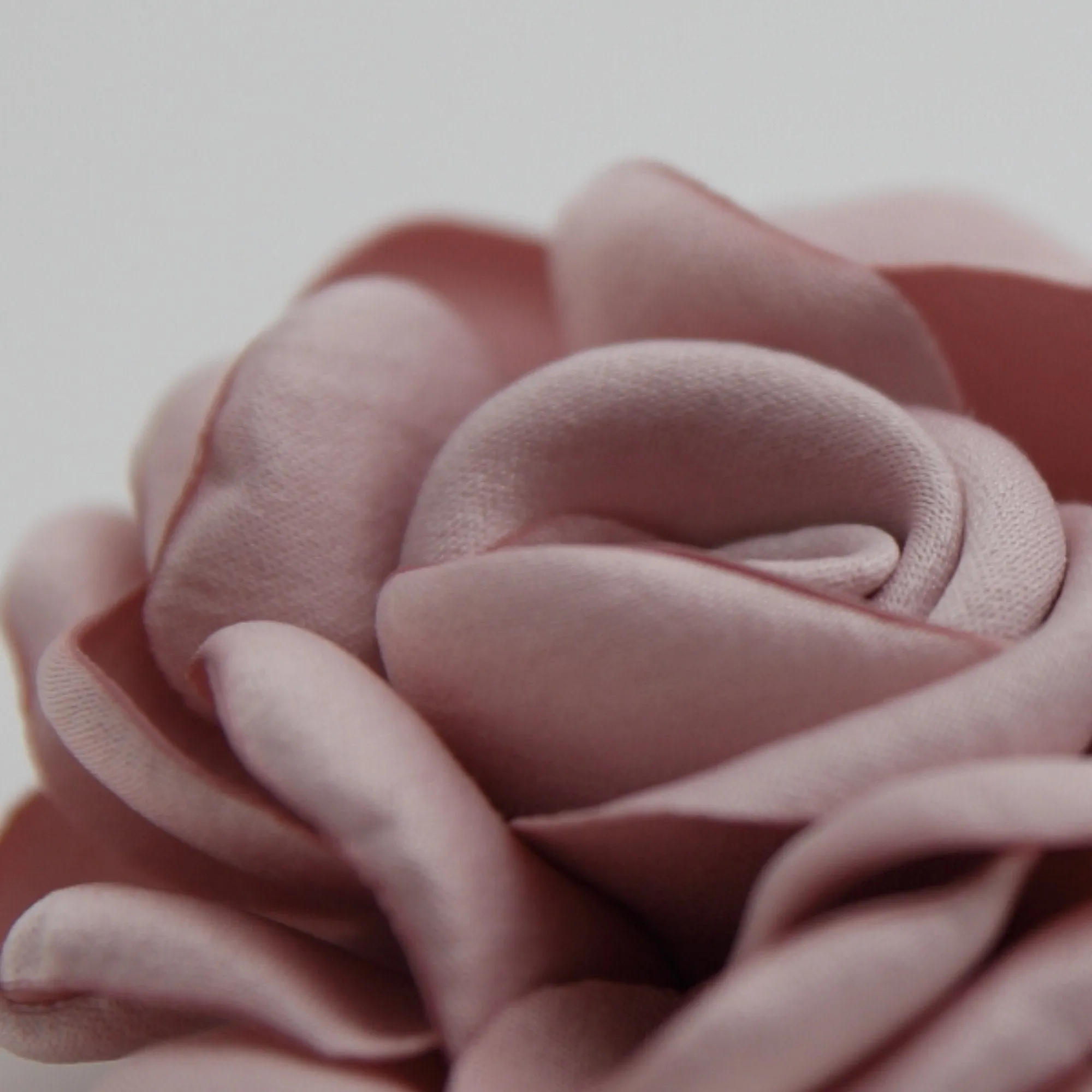 simple rose flower hair elastic ponytail holder