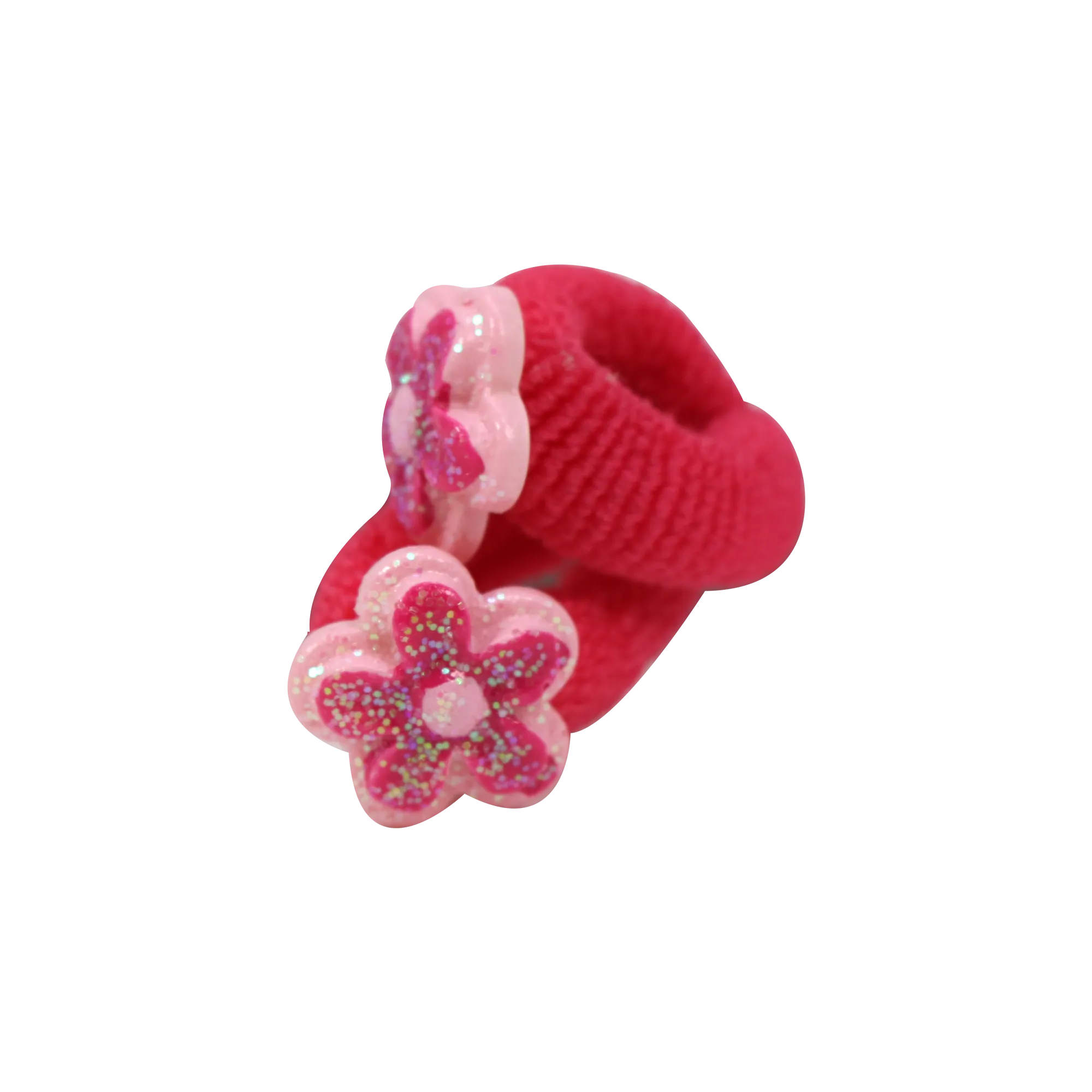 Smily Kiddos Floral Hair Tie Set - 12 pieces