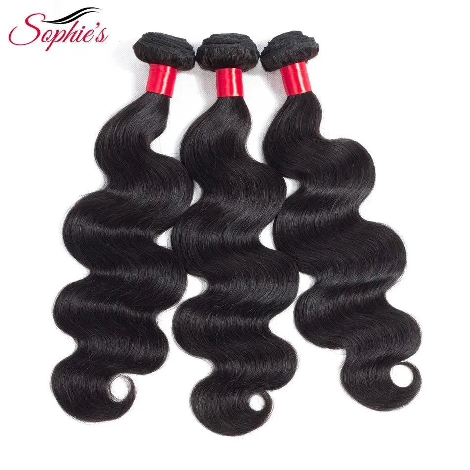 Sophie's Body Wave Malaysian Hair Bundle Trio: Premium Extensions