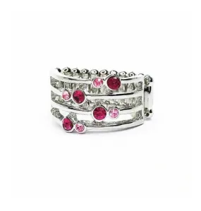 Sparkle Showdown Pink Ring - Paparazzi Accessories