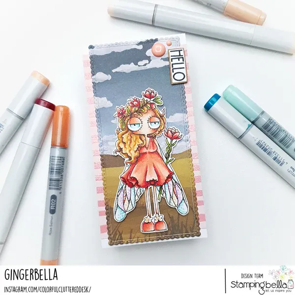 Stamping Bella Cling Stamps Oddball Spring Fairy