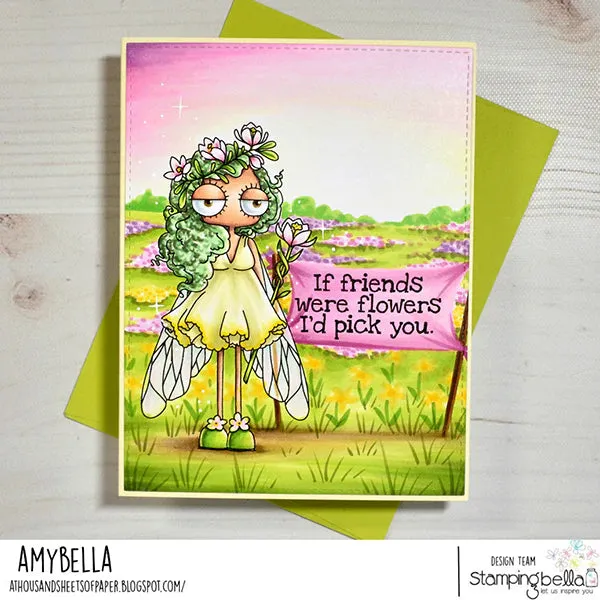 Stamping Bella Cling Stamps Oddball Spring Fairy