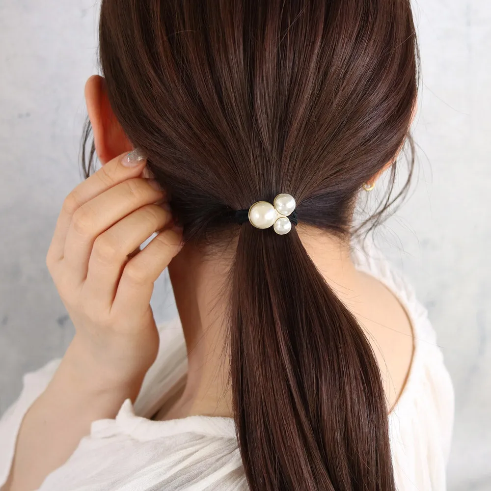 Triple Pearl Hair Tie