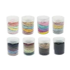 UBL Hair Ties In Container | Pack of 100