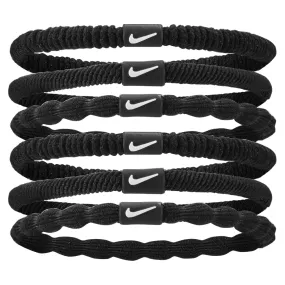 Unisex Flex Hair Tie 6 Pack Black