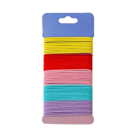 Yellow Chimes Rubber Bands for Girls Multicolor Rubber Bands for Women Soft And Stretchy Ponytail Holders for Women and Girls Hair Accessories.